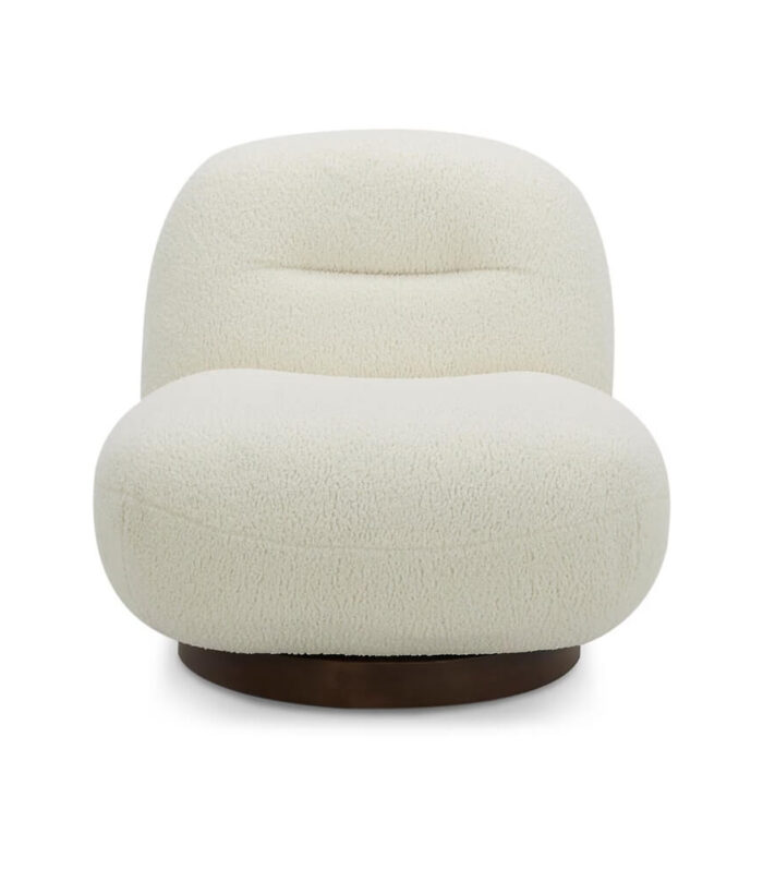 Kosi Swivel Lounge Chair with Smooth Turn Base
